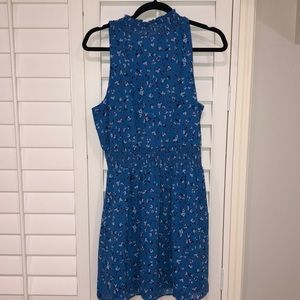 Blue floral dress size xs